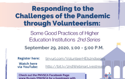 Responding to the challenges of the Pandemic through Volunteerism